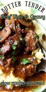 Beef Tips And Gravy Classic Diner Food Updated Recipe Beef Tips And Gravy Beef Tip Recipes Crockpot Recipes Beef Tips