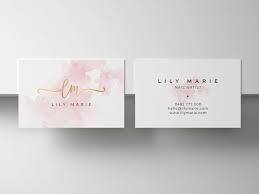 This business card template looks creative and is suitable for anyone from any creative industry. Minimalist Business Card Modern Business Cards Business Card Templates Watercolor B Vistaprint Business Cards Watercolor Business Cards Business Card Design