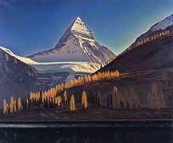 Mount Assiniboine Canadian Rockies Rockwell Kent Drawings Prints And Painting From Hermitage Museum Rockwell Kent Landscape Paintings Landscape Artist