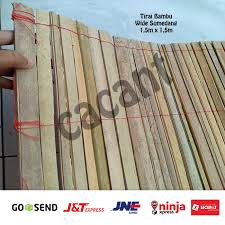 Cara membuat gelas / cangkir dari bambu bekas. Tirai Bambu Wide Sumedang 1 5x1 5m Shopee Indonesia