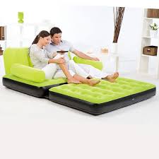 Couch with blow up mattress. Inflatable Double Sofa Air Bed Couch Blow Up Mattress With Pump 703