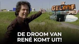 Dan zeggen ze wel tegen mij van: Rene Le Blanc Krijgt Gigantisch Billboard Langs Snelweg A9 Ik Geloof In Mij Youtube
