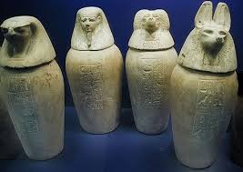 Ancient Canopic Jars Canopic Jars Cairo Museum Ancient History Archaeology