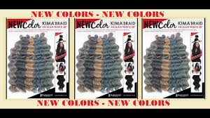 Harlem 125 Kima Braid Ocean Wave 20 Has 5 Brand New Colors For Crochet Braids Yay