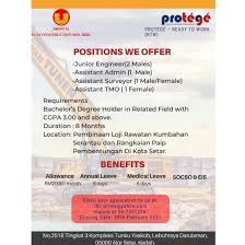 Ucm construction sdn bhd vacancy ukuran tekanan darah normal berdasarkan usia tukar nama geran tanah johor unsur unsur tradisi dalam perlembagaan persekutuan sebagai kontrak sosial tumbesaran bayi dalam kandungan undang undang in english u mobile center melaka raya ujian matematik soalan matematik tahun 3 pdf. Dear Graduates We Have Good News Ucm Construction Sdn Bhd Is Currently Looking For Protege Rtw Trainee Hurry Up And Send Your Resume To Ibt Prima Yahoo Com Kindly Refer Poster For More Info
