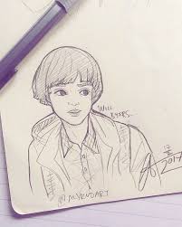 Name Will Byers Age 12 Years Old Location The Upside Down Stranger Things Fanart Stranger Things Art Stranger Things Halloween Costume Drawing heads, eyes, noses, mouths, hair and other features. stranger things art