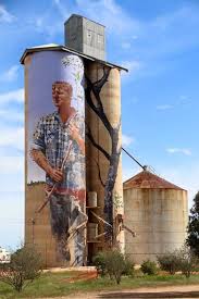 The Second Incredible Instalment In Yarriambiack Tourism Shire S Silo Art Trail Portrait By The Amazing Fintan Magee Brim Farm Art Street Art Street Mural