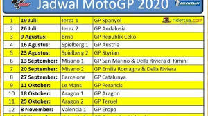 Jadwal Kalender Motogp 2020 Terbaru Di 2020 Motogp Republik Ceko Kalender