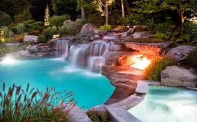 Some of the most popular types of water features are waterfalls, fountains, cascades, sheetfalls, water walls and spillways. 15 Pool Waterfalls Ideas For Your Outdoor Space Home Design Lover