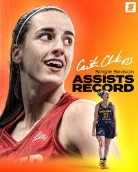 CAITLIN CLARK SETS THE WNBA'S NEW SINGLE-SEASON ASSISTS RECORD! AS A  ROOKIE! 🤯🚨