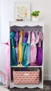 Diy Dress Up Storage Bookcase Hack The Diy Mommy Dress Up Storage Dress Up Closet Kids Dress Up