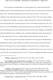 Parties, docket activity and news coverage of federal case bacchi v. Case 1 12 Cv Djc Document 35 Filed 08 27 13 Page 1 Of 6 United States District Court District Of Massachusetts Pdf Free Download