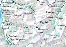1,948 metres or 6,391 feet) is a high mountain pass in the swiss alps connecting altdorf in the canton of uri with linthal in the canton of glarus. 23 Klausenpass Swisstravelcenter Hallwag Kummerly Frey