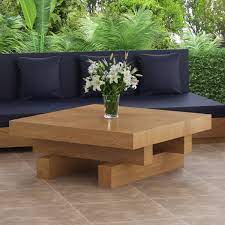 The finishing touch to any welcoming outdoor seating area is the right table. Onslow Teak Wood Outdoor Square Coffee Table
