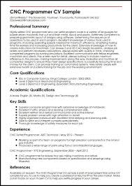 Cv Builder Cnc Programmer Cv Sample Myperfectcv Ab476fef Resumesample Resumefor Job Resume Samples Cnc Programmer Resume
