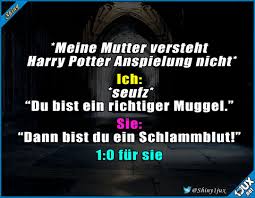 Ok Der Punkt Geht An Sie Potterliebe Schlammblut Muggel Konter Diesermoment Humor Witze Lustig Lustige Zitate Und Spruche Witzige Spruche