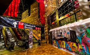 Music venue, bowling alley, concert hall, pedestrian plaza. Custom Events Brooklyn Bowl