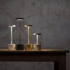 The Wireless Firefly Lamp Led Table Lamp For Indoor Or Outdoor Use Hisle Firefly Rechargeable Cordless Lamp For Inside And Outside 12v Charger Included Gold Aluminum Height 26 Cm