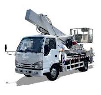 ISUZU 28 meters manlift high altitude operation truck -anka truck