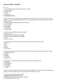 Kajian baru soal kanker payudara. Ujiansumatif2 Jawaban Soal 1 10 1 Lesi Prakanker Dari