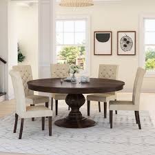 Top picks related reviews newsletter. Clanton Rustic Solid Wood Pedestal Round Dining Table Chair Set