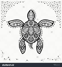 Decorative Graphic Turtle Tattoo Style Tribal Totem Animal Ornamental Turtle Tattoo Turtle Tattoo Designs Tribal Turtle Tattoos