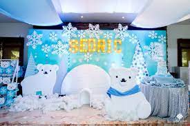 Gild your door in silver and gold. Stage Winter Wonderland Birthday Winter Wonderland Decorations Winter Wonderland Party Theme