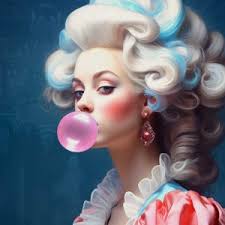 Marie Antoinette in Pink Art Print Oil Painting, Rococo, Renaissance,  Victorian, Vintage