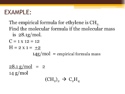 How can you calculate the mass of a mole of a compound? B Sc I General Chemistry U Iii B Molecular Formula And Empirical Form