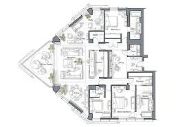 Neo Bankside Penthouse Oto In 2020 Penthouse Apartment Floor Plan Penthouse Floor Plans