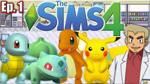The Sims 4 - Pokemon Theme (Gen 1) - Ep. 1 (Create A Sim) - YouTube