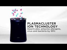 A plasmacluster air conditioner was operated in a test space of 55 m³. Sharp Plasmacluster Air Purifier Uv Youtube