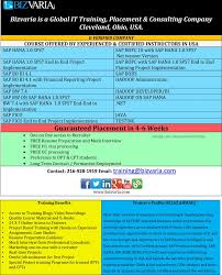 Sap Hana Bw Bobi Bpc Bods Fico Hadoop Training Placement Sap Online Training Consulting Companies