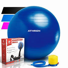 Athren Exercise Balls 45 85cm The Best Exercise Ball For Fitness Yoga Stability Balance Comes With Pump And Exercise Guide Anti Burst Materials Ball Exercises Exercise Yoga Ball