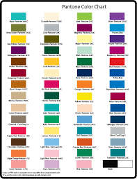 Basic Pantone Color Chart Atkins Curling Supplies Promo