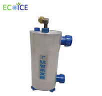 5ton High Efficiency PVC Shell Titanium Tube Heat Exchanger Seafood Chiller