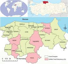 Kastamonu üniversitesi tto ve kastamonu teknokent ile medipol üniversitesi gi̇m i̇ş birliği ile tubi̇tak bi̇gg programına ba. Locations Of Kastamonu Regional Directorate Of Forestry And Certified Download Scientific Diagram