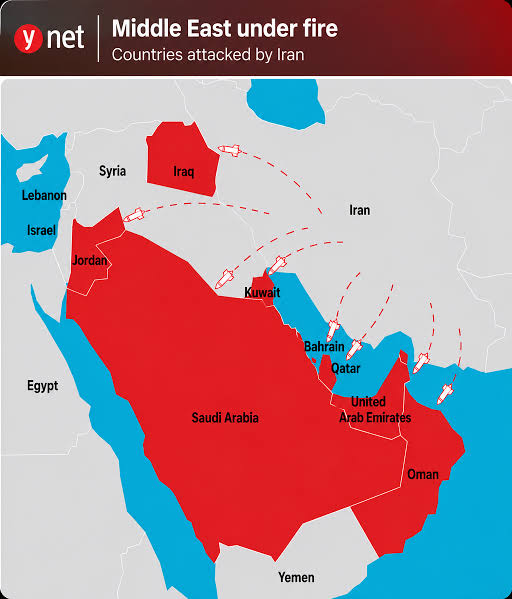 Iran widens regional offensive, putting airports and power plants in  crosshairs