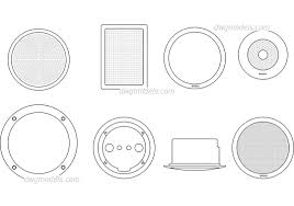 Ready to be used in web design, mobile apps and presentations. Ceiling Speakers Cad Drawings In Plan Free Cad Blocks Download