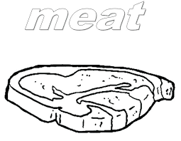 Enter now and choose from the following categories Meat Coloring Pages Coloring Home