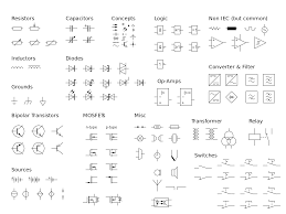 Iec Electrical Symbols Chart Wiring Diagrams