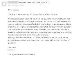A new credit card could be a change in credit card or a new expiration date, either way is the same. Warning Avoid Using Credit Card Payment For Physical Ce Preorders On The Na Eu Square Enix Store Ffxiv