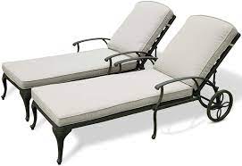 Find great deals on ebay for antique chaise lounge and chaise longue. Buy Homefun Chaise Lounge Outdoor Chair With Beige Cushions Aluminum Pool Side Sun Lounges With Wheels Adjustable Reclining Patio Furniture Set Pack Of 2 Antique Bronze Online In Vietnam B088wgfvy7