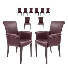 Set Of Ten Poltrona Frau Vittoria Leather Dining Chairs Decor Nyc Store Leather Dining Chairs Dining Chairs Chair
