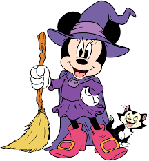 This minnie mouse halloween costume includes a dress with puffy sleeves, a collar, a minnie brooch and a gathered polka dot skirt. Disney Halloween Clip Art Disney Clip Art Galore