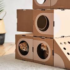 Maybe you would like to learn more about one of these? Diy Carton Fabriquer Une Cabane Pour Son Chat Cote Maison