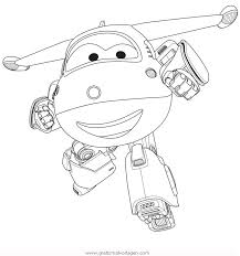 Malvorlage Jet Super Wings Coloring And Malvorlagan