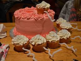 Do you think many people will come? This Is An Expecting Announcement Cake The Main Cake Was The Egg And The Cupckes Were The Sperm The Cakes Were Creme Brulee With Cakecentral Com