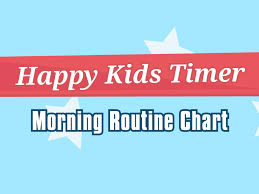 download free printable morning routine chart