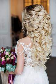 Top 35 Fryzur Slubnych Na Sezon 2018 Mermaid Wedding Hair Wedding Hair Up Blonde Hair Looks